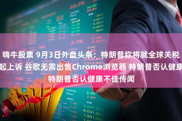嗨牛股票 9月3日外盘头条：特朗普称将就全球关税案裁决提起上诉 谷歌无需出售Chrome浏览器 特朗普否认健康不佳传闻